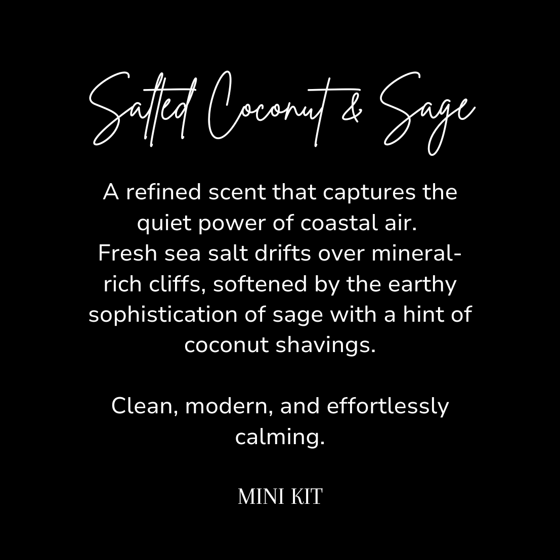Salted Coconut & Sage Diffuser