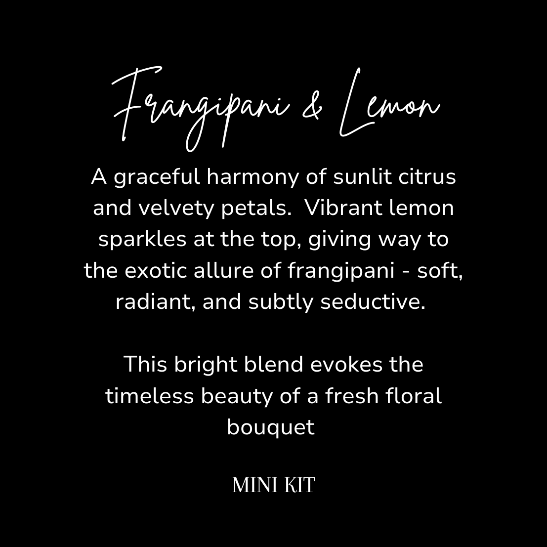 Frangipani & Lemon Diffuser