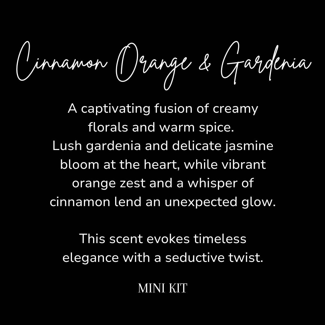 Cinnamon Orange & Gardenia Diffuser